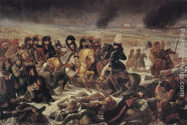 Napoleon on the Battlefield of Eylau painting - Antoine Jean Gros Napoleon on the Battlefield of Eylau art painting